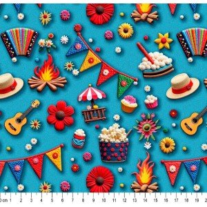 Festa Junina Cor 03 - (Est. Digital 3D) 